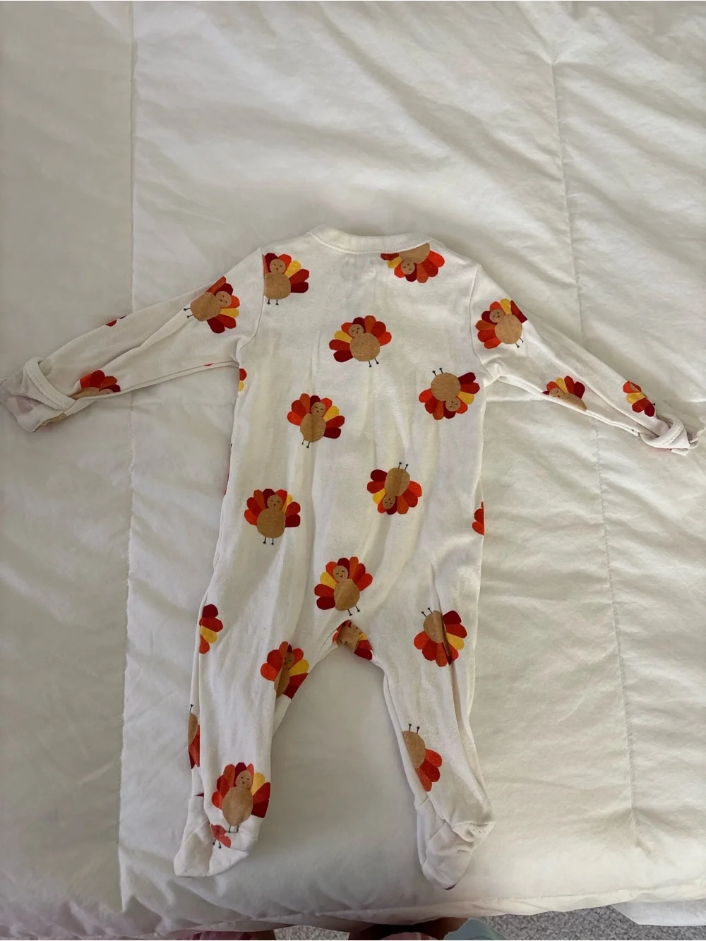 Old Navy Thanksgiving Turkey Footie Pajamas